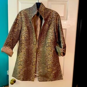 Grace Chang NY Brown Gold Jacket
